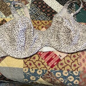 Leopard Print Women's Bra